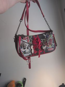 New ed hardy rare purse