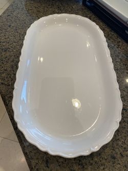 Big ceramic platter