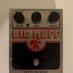 Electro-Harmonix EHX Big Muff Pi Distortion Sustainer Effects Pedal