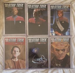 "The Q Gambit" Star Trek IDW Comics Photo Variant covers