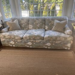 Custom Couch With Brunschwig And Fils Fabric