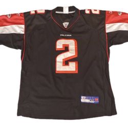Matt Ryan #2 Reebok On-Field Authentic Atlanta Falcons Sewn Jersey Sz 48 Black