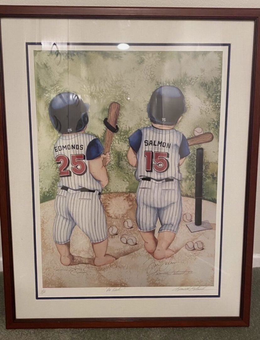 Kenneth Gatewood "On Deck" Edmonds & Salmon Signed American Baseball Art LE 250