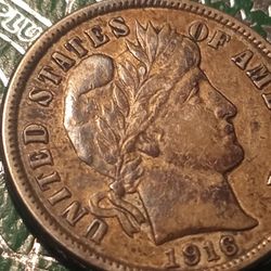 🇺🇸1916 Barber Silver Dime DDO BU 🇺🇸 (NEW Discovery)+Other Coins 