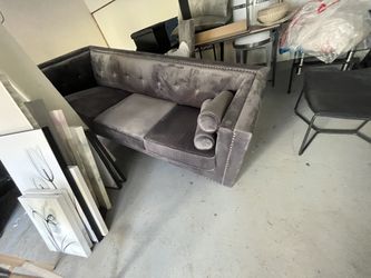 New modern gray couch