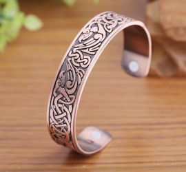 New Arrival! Men’s Copper Engraved Bracelet! Get Yours Today!