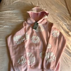 Men’s Pink Denim Tears Hoodie (S)