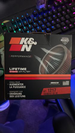 K&N high performance air filter ninja 500