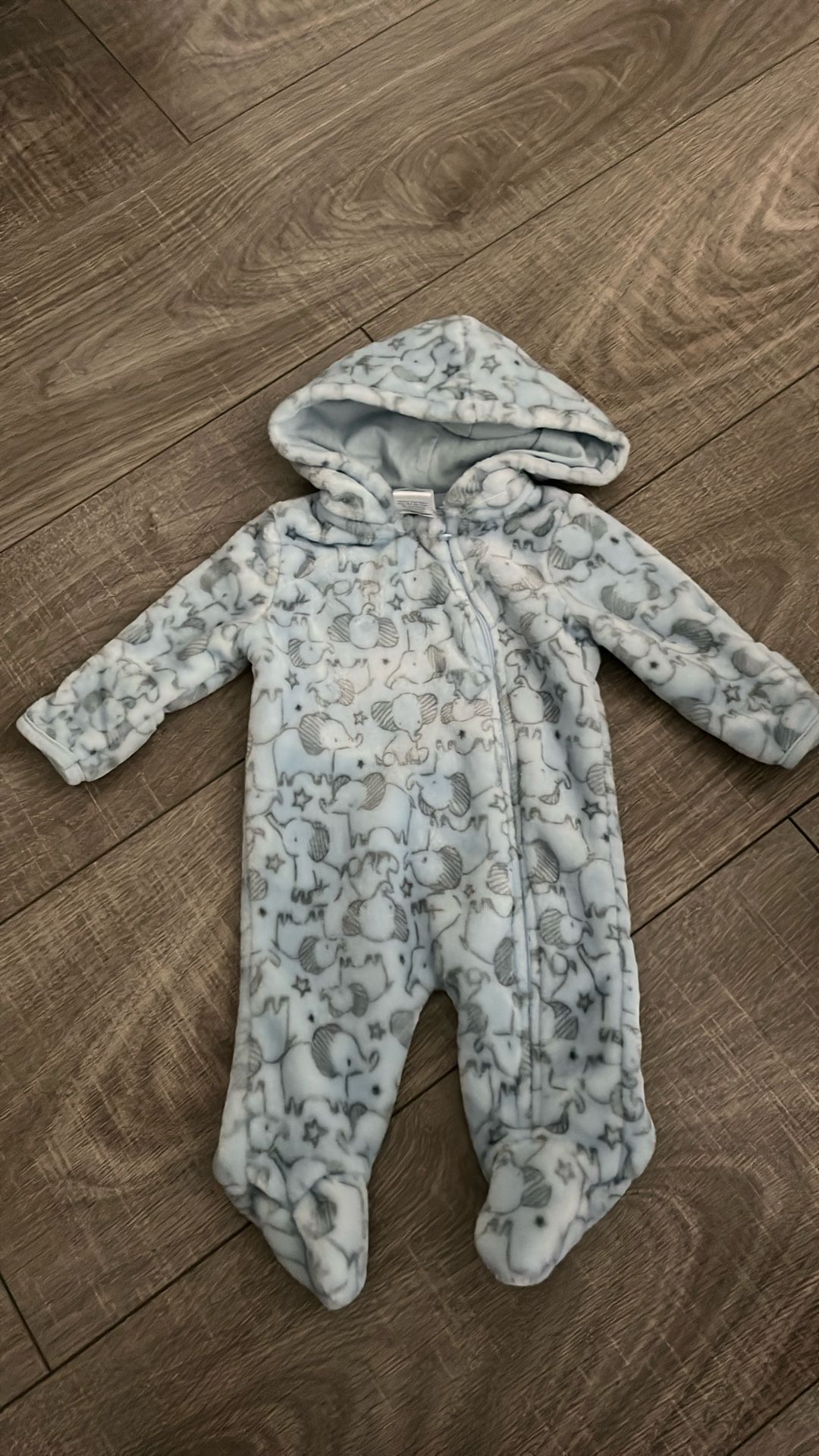 Fleece Baby Pajama - 0-3 Months