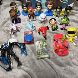 Take all assorted toys  19pieces  Will not separate