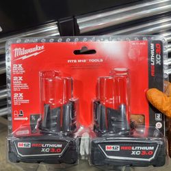 M12 Milwaukee Batteries 