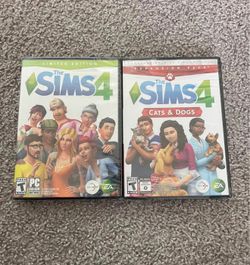 The Sims 4 and The Sims 4 Cats & Dogs