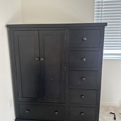 Dark Brown Wardrobe 
