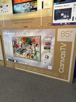 85 Inch Canvas TV 4K QLED Smart Art Mode