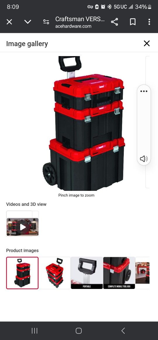 Tool Box 3 Teir Craftsman