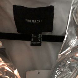 Forever 21+ Silver Jacket 