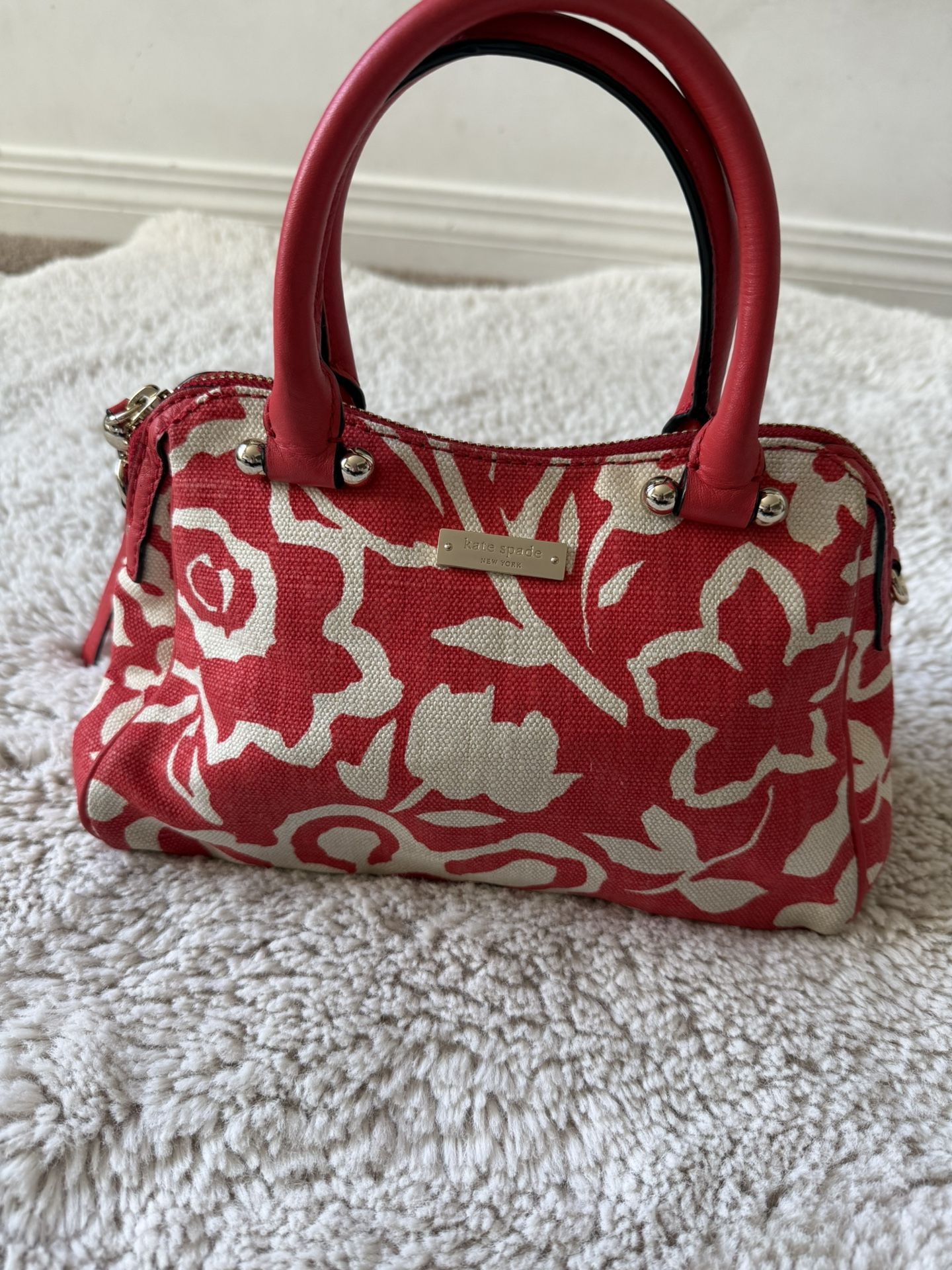 Kate Spade New York Charles Street Fabric Mini Audrey top handle bag