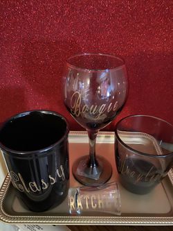 Custom Ratchet Glass Set