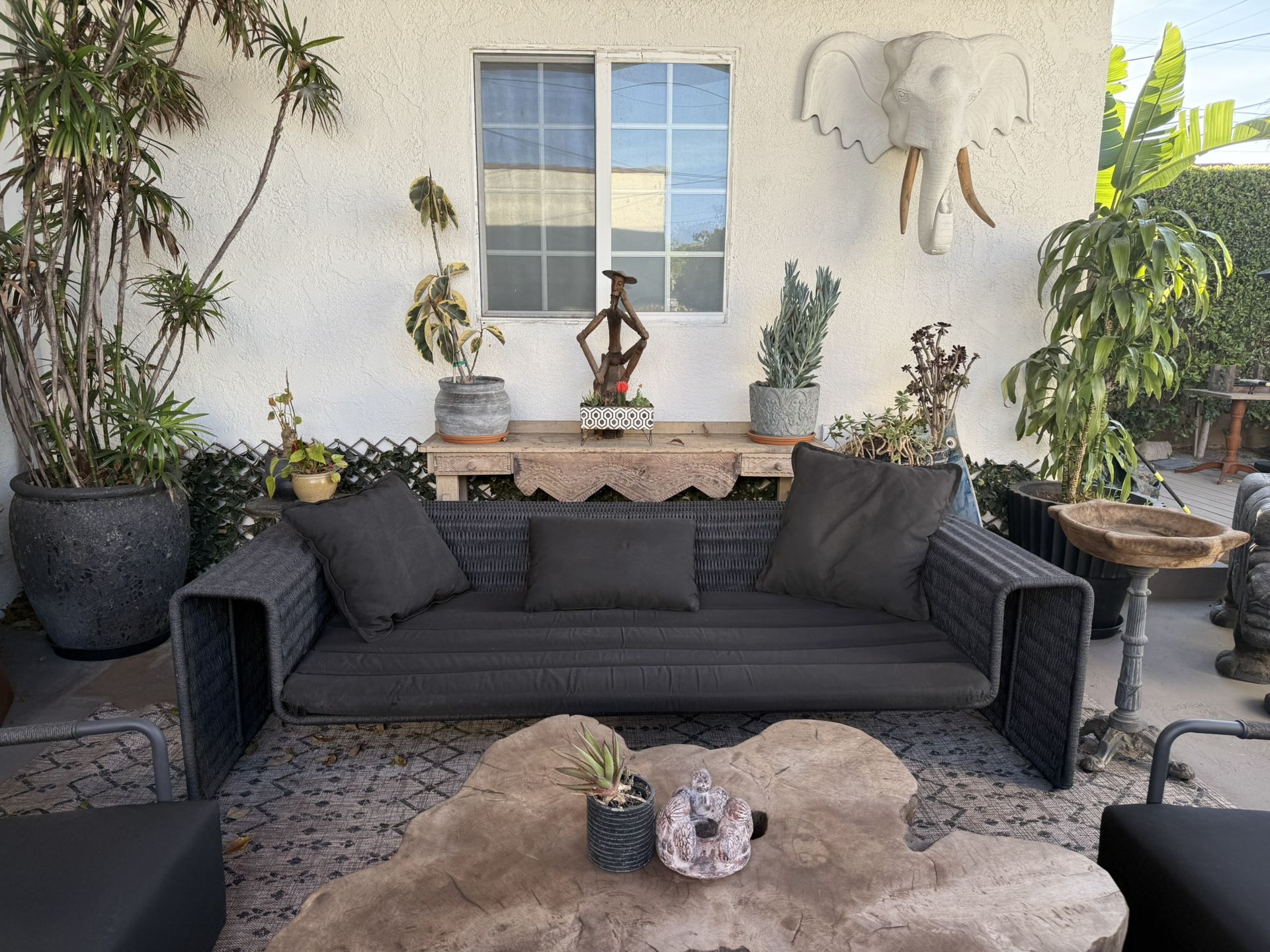 Modern Outdoor Furniture 1 Sofa 2 Chairs