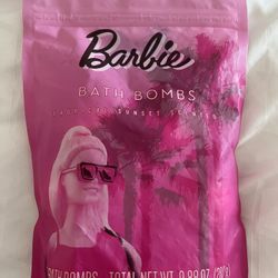BARBIE Bath Bombs Tropical Sunset Scented 7 Bath Bombs Definitely A Barbie Vibe!