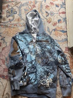 Rocawear All-Over Print Full Zip Hoodie men size XL