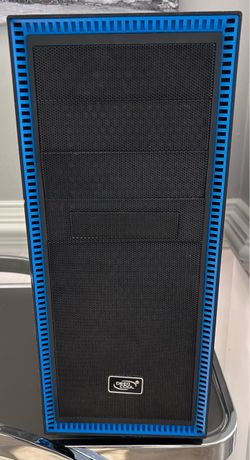 Deepcool Mid Tower PC Case Black Blue