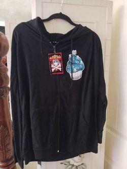 Black Zip Up Sweater