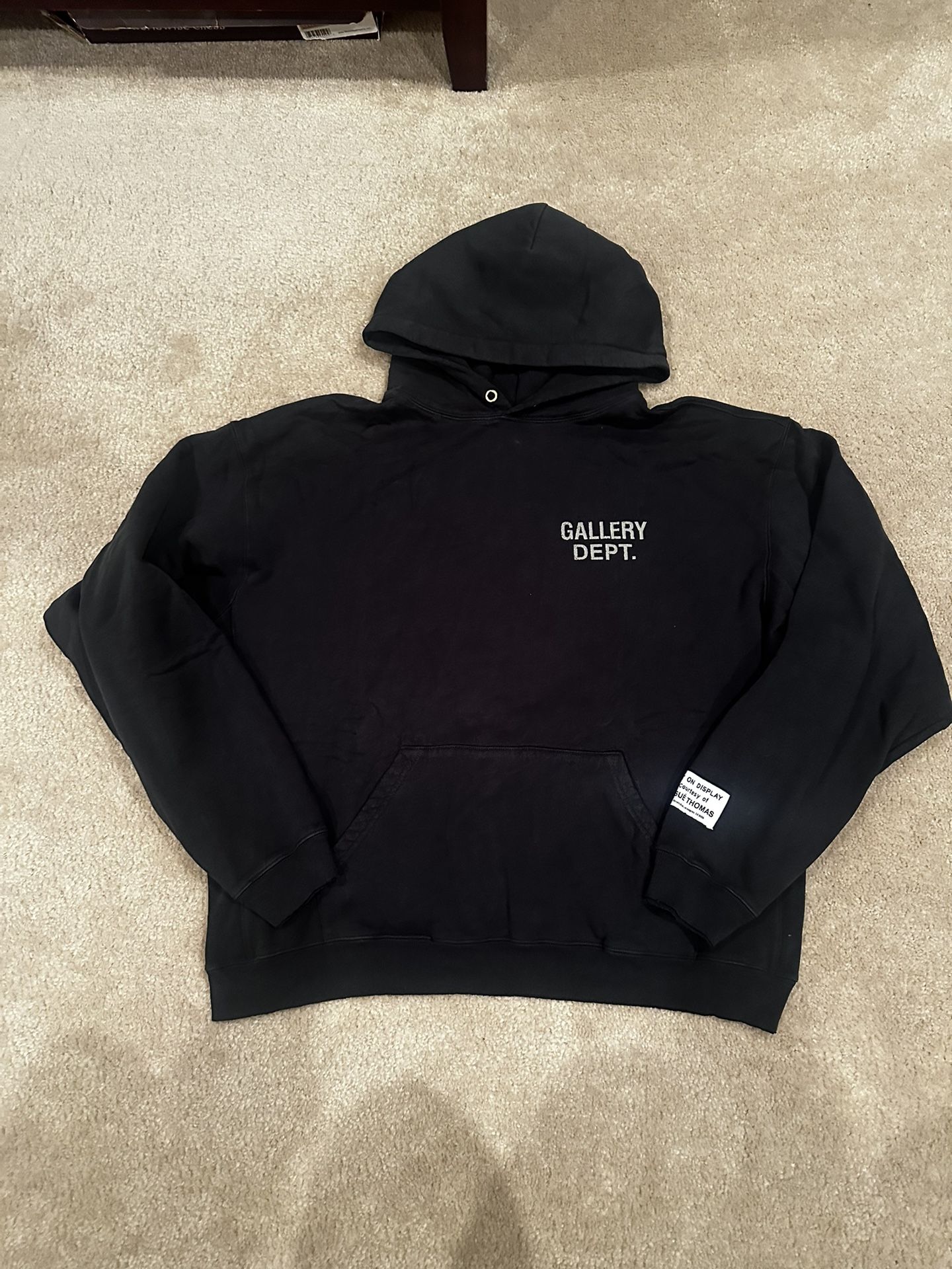 Gallery Dept. Hoodie black Sz Medium
