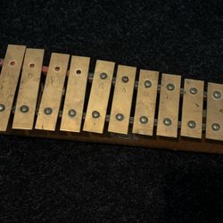 Vintage Brass Xylophone 