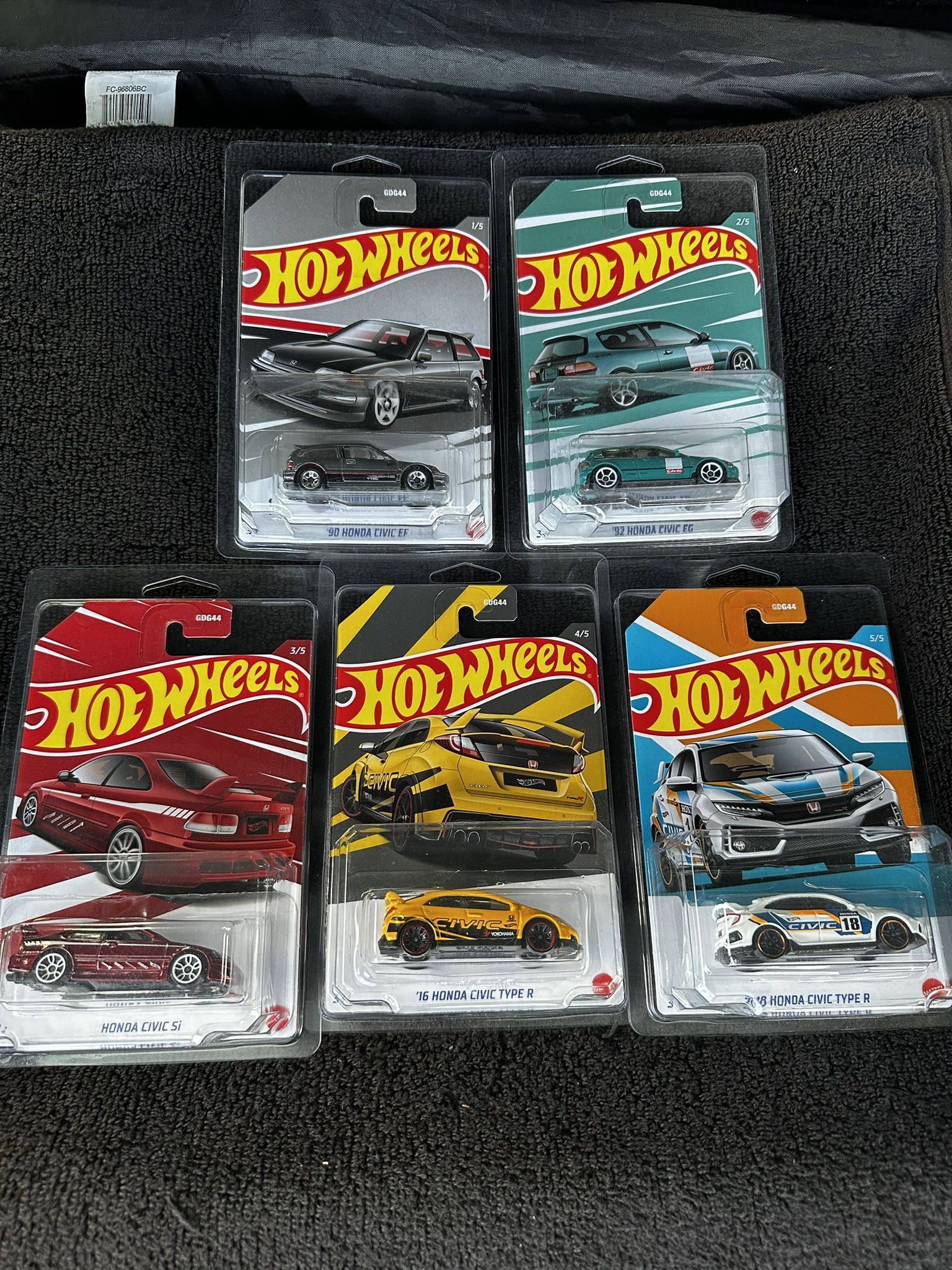 Hot Wheels Honda Set