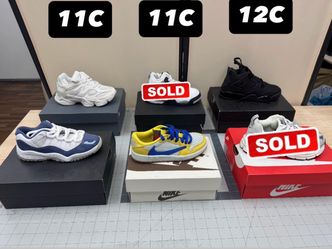 Brand New Kids Shoes w/ Box – Jordan, Nike & New Balance – 11C & 12C