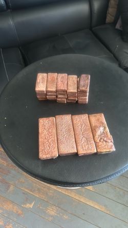 40 lbs of .999 hand poured copper