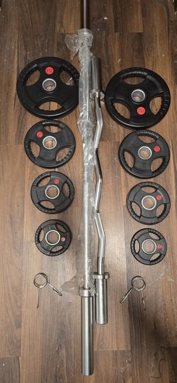 Olympic Bar And Weights 