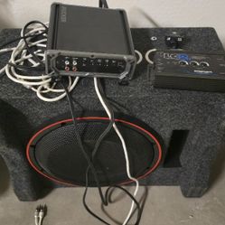 12" Sub Woofer With Box And Amp