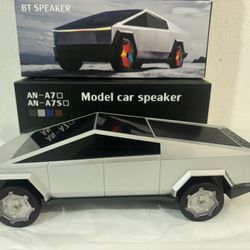Speaker Cyber Truck 🛻 Wireless Bluetooth USB Auxiliary $30.NEW