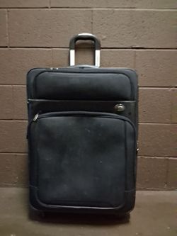 American Tourister Black Rolling Luggage Suitcase