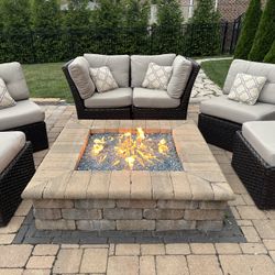 6 Piece Outdoor SUNBRELLA Sectional