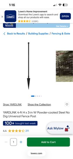 Yardlink Fence Post