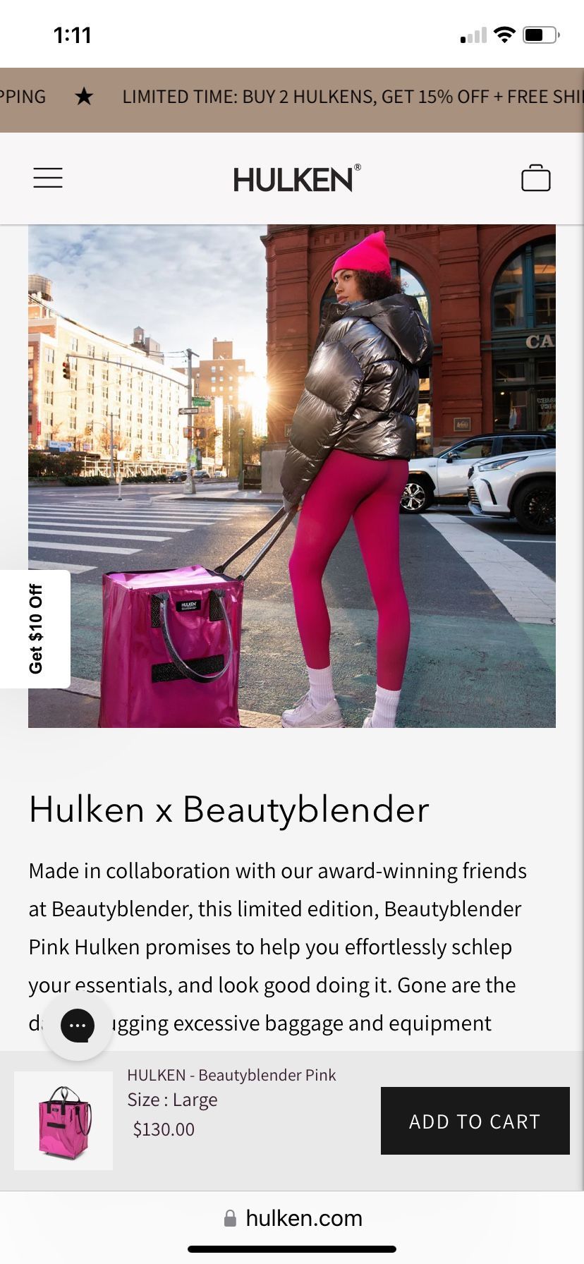 Hulken Large Bag