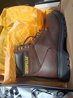 Steel toe boots.