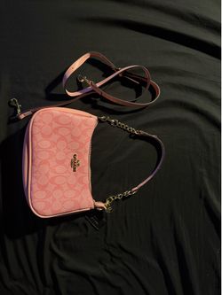 Pink coach purse