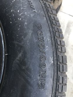 3 wheels with rims