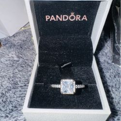 Pandora Halo Ring Size 7