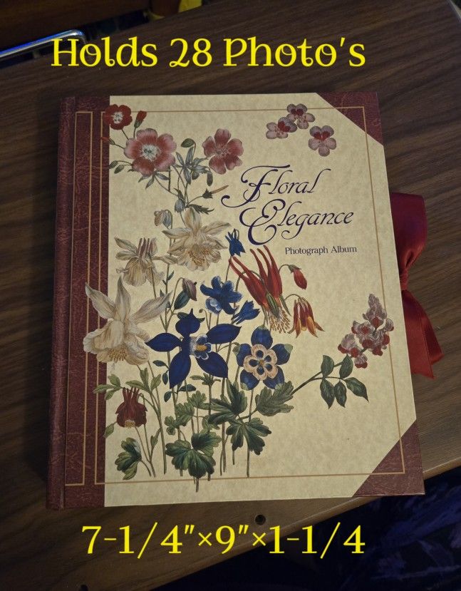 Unique Floral Photo Book