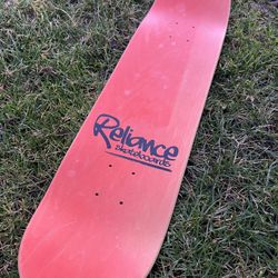Reliance Skateboard Deck - New