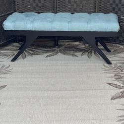 Light green wood Bench 