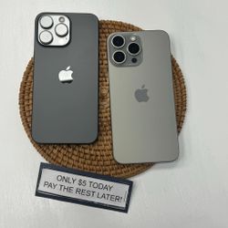 Apple iPhone 15 Pro Max - Pay $5 DOWN AVAILABLE - NO CREDIT NEEDED