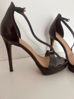 8.5 ALDO BROWN HEELS