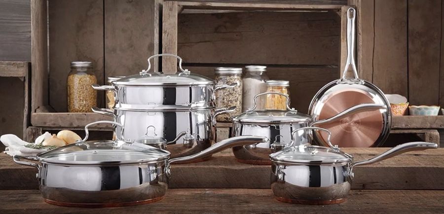 Pioneer Woman 10 Piece Ss Copper CW set