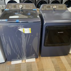 GE Profile Top Load Washer And Dryer 